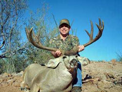 Marks lifetime dream came true when he took this trophy Mule Deer on a hunt in Sonora Mexico.